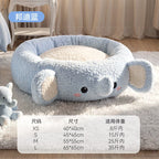 Indoor Dog House Soft Pet Sleeping Bed Warm Cat Kennel Non-Slip Mat for Kitten Puppy Winter Pet Mat